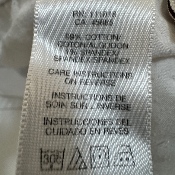 Michael Kors Straight Leg Jeans Cream - Picture 10 of 11